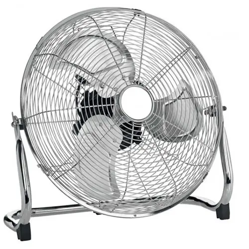 18" Chrome 3 Speed Free Standing Fan