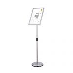 A3 Height Adjustable Stand Sign Holder Hire