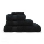 Black Egyptian Cotton Towels for Artist Dressing Room Hire
