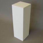 120cm Tall - Opal Acrylic Plinth (LED illuminated)